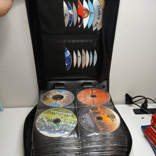 Case Logic DVD Folder Of 340 DVD Movies Full Drama Comedy Action Lot
