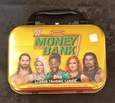 WWE Money in the Bank 2019 Topps Tin Briefcase - Becky Lynch Roman