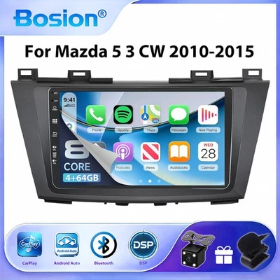 9" Car Play DSP Android 16 Für Mazda 5 CW 2010-2015 Autoradio GPS DAB+ 4GB+64GB - Bild 1 von 4
