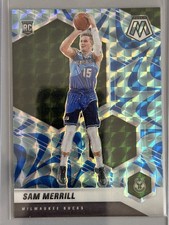 2020-21 Panini Mosaic - Rookie Sam Merrill #240 Reactive Blue Prizm (RC)