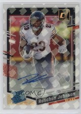 2023 Panini Clearly Donruss Holo RR Logo Auto Roschon Johnson #80 Auto 19e9