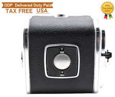  NEAR MINT Hasselblad FilmBack A12 Type II 6 6 120 Chrome Film Black From JAPAN