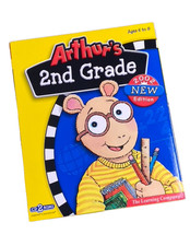 Arthur's 2nd Grade CD-ROM, 2002 Edition, Ages 6-8, Windows Mac, NEW IOB