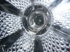 Flattened Diamond and Prism Pressed Glass Cake stand. (My name) Origin European  — photo 8