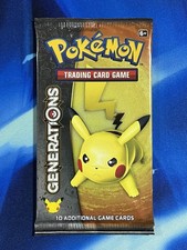 Pokemon 2016 XY Generations Booster Pack Pikachu Art TCG Nm Mint