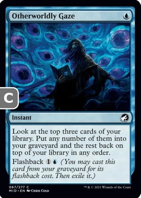 MTG Otherworldly Gaze Innistrad Midnight Hunt Common Instant NM