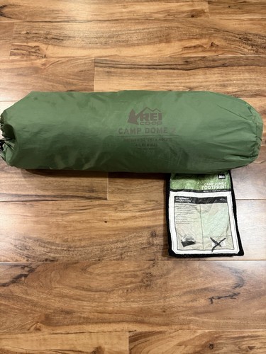 REI Camp Dome 2 Tent With Footprint Cactus Green
