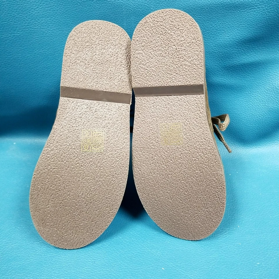 J Crew Crewcuts Niños Gamuza Cuero Cordones Botines Juveniles Talla K1 Foto 4 de 4