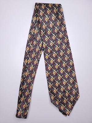 Marcello Di Milano Mens Formal Necktie 58''Lx4''W Multicolor Neck Tie