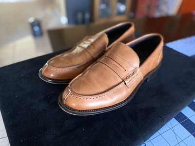 Italian Leather Moccasin Loafers for Men's / Made in Italy/ Size 40