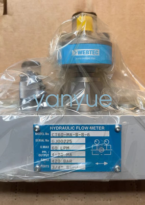 1PCS WEBTEC CT60-MA-B-B-6 Hydraulic flowmeter  new via FedEx or DHL