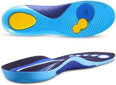 Dr Scholls Insoles Men WORK Massaging Gel Full Shoe Insole Sz 8-14 (1 pair) Bran