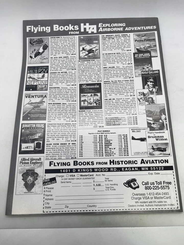 Airpower Magazine March 1998 Vol 28 No 2 Ryan X-13 Bomber History Sentry Foto 3 de 3