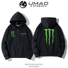 M0NSTER LOGO Unisex Zip-up Hoodie S-5XL