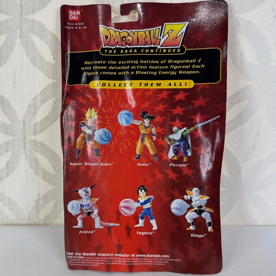 Figura de acción Bandai Dragonball Z Super Goku Blasting Energy 1997 #3851 Foto 2 de 4