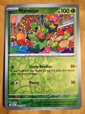 Pokémon Cards: Maractus 8/86 Common Reverse Holo | S&V: Black Bolt - Pokémon TCG