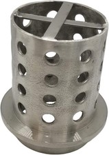 - Perforated Stainless Steel Casting Flask for Vacuum Jewelry Casting 3" x 4"