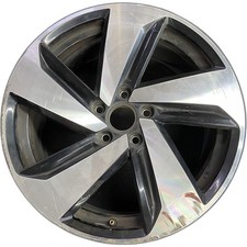 Volkswagen 18x7.5 Golf Gti Black Wheel Oem Rim Factory Stock 2019-2021