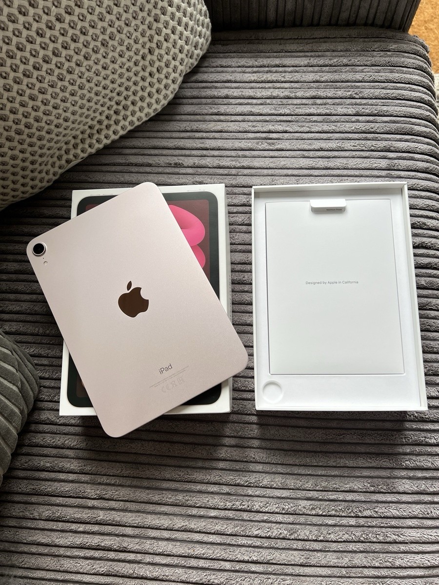 Apple iPad Mini (6th Generation) Wi-Fi 64GB, Pink, 8.3 Inch | eBay UK