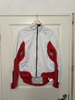 Gore Bike Wear Rennradjacke, Langarm, L, Herbst/Winter, Weiß/Rot, Reflektoren