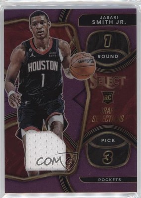 2022-23 Panini Select Purple Prizm 60/99 Jabari Smith Jr #DSM-JS Rookie RC y8h