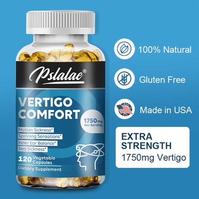 Vertigo Comfort - for Motion Sickness, Dizziness, Tinnitus, Migraines, Inner Ear