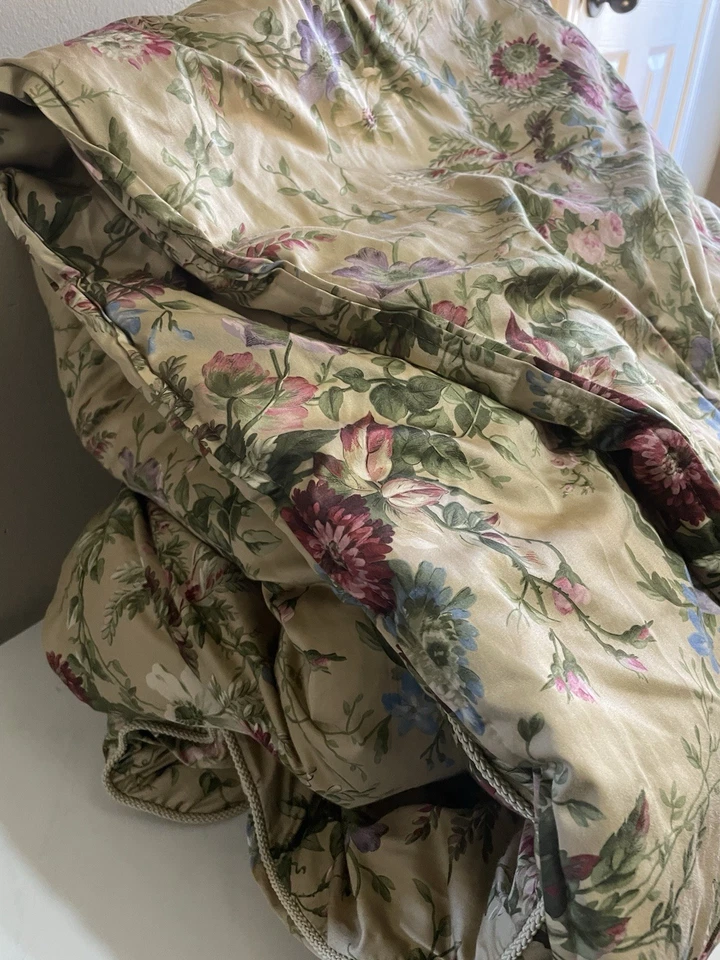 Vintage RARE Ralph Lauren Adriana Floral comforter King 90’s - Image 3 of 4