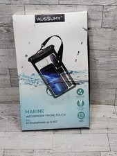 8" Waterproof Phone Pouch - Underwater Clear Cell Holder, 2 Pack