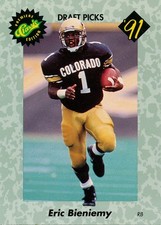 CLASSIC-DRAFT Eric Bieniemy RC EAGLES BENGALS CHARGERS Colorado BUFFALOES