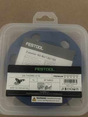 Festool 768023 Surface Grinder Diamond Disc DIA THERMO-D130 PREMIUM