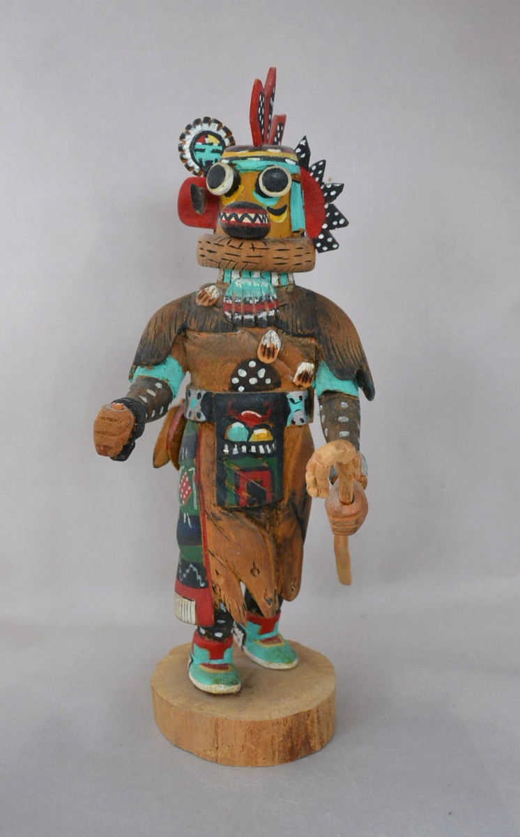 Vintage Hopi Kachina - Albert Silas - 13" Tall  - Signed