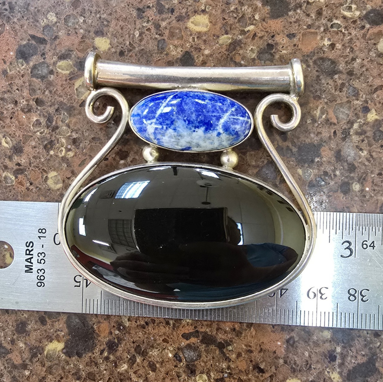 Large Pendant Sterling Handmade Statement Piece U… - image 11