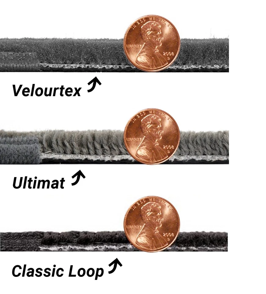 Juego de 4 alfombrillas Lloyd Velourtex negras para Ford Mustang 1979-1993 Foto 2 de 4