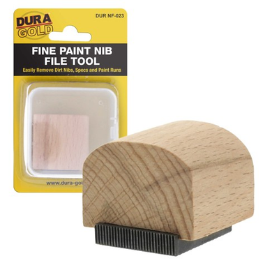 #ad Fine Paint Nib File Tool Fix Paint Imperfections Remove Runs Dust Dirt Debris $14.99