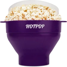 The Original  Microwave Popcorn Popper, Silicone Popcorn Maker, Collapsible Bowl
