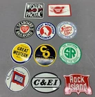 Vintage 1950s Post Cereal Railroad Train Mini Tin Signs Lot of 11, See Video