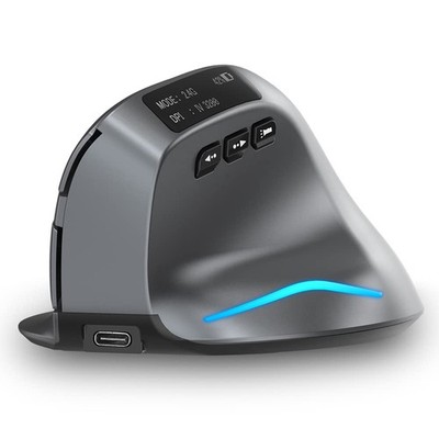 Bluetooth Wireless with Display,Rechargeable,3200DPI,BT 5.0/3.0 & 2.4G,7 Butt...