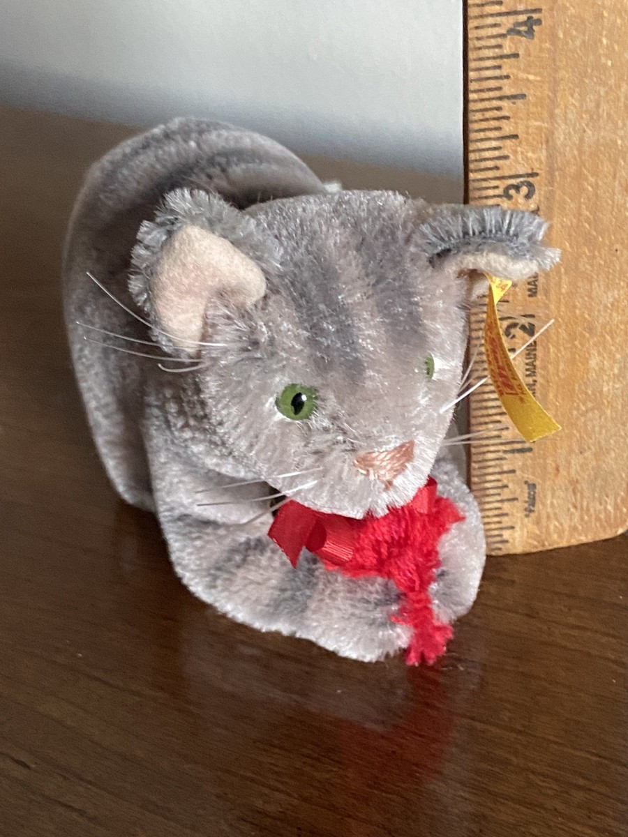 RARE Steiff Cat Kitty Katze Ean 033469 New All Tags Attached | eBay