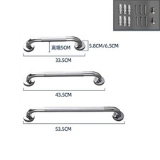 Bathroom Shower Grab Bar Handle Safety Hand Rail Support Bar Stainless Steel A2