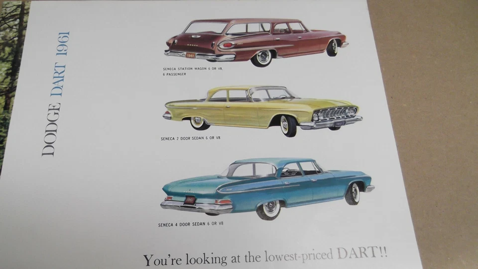 Dodge Dart Seneca 1961/Pioneer anuncio original distribuidor 61 vagón Foto 2 de 3