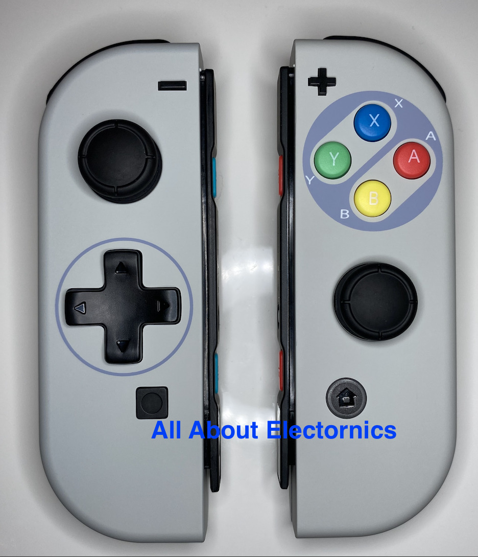 Custom Nintendo Switch Joy-con Controllers Retro SNES Super 