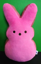 Peeps Easter Bunny Pink 12" Plush Shiny IRIDESCENT sides