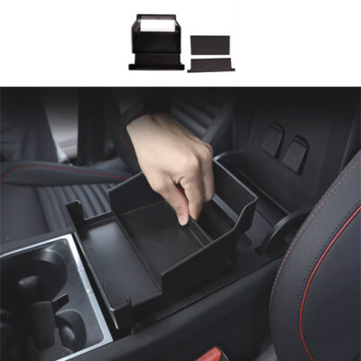 2018-2023 Black Center Console Armrest Storage Box Tray 3PCS For Jaguar E-PACE