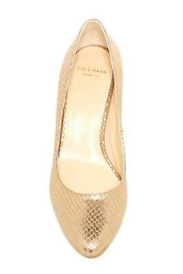 Escarpins Cole Haan Lena II Dorés Taille 7.5 M (US) - Talons Hauts, Neufs Avec Boîte