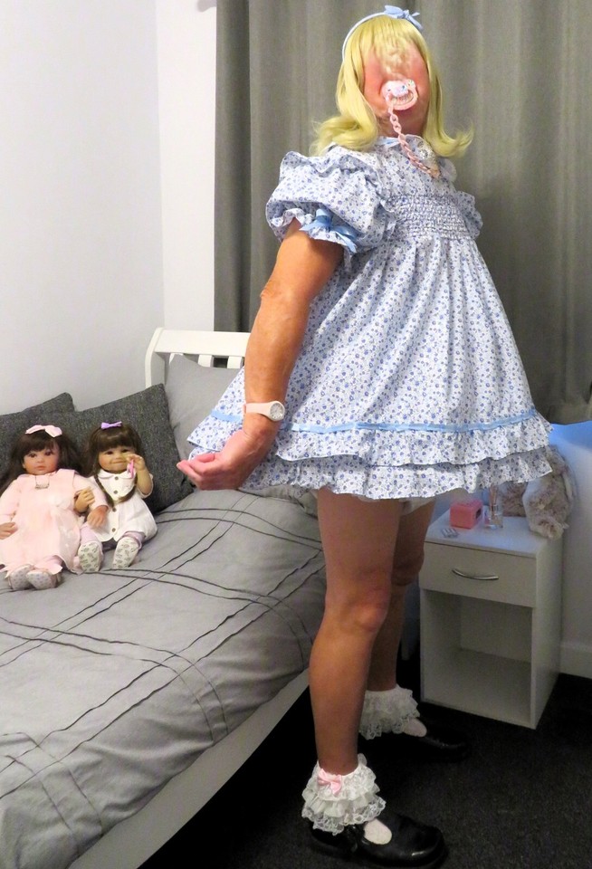 Sissy Short Cotton Sissy / Adult Baby Play Dress set From Nanny eBay