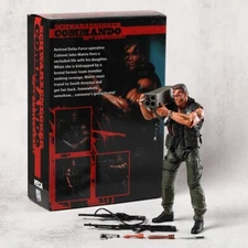 Commando Schwarzenegger John Matrix PVC Action Figure Model.