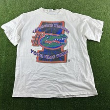 Vintage 1996 Florida Gators National Champions Football Champs Shirt XL USA 1st