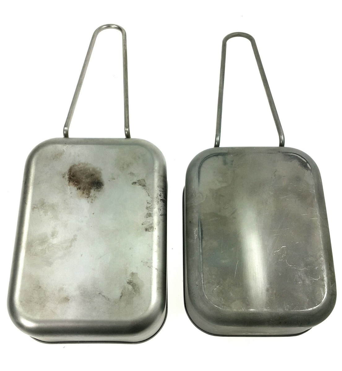 Original Dutch Army Aluminum Mess Tin Cook Set - Military Issue Bushcraft Camping Gear