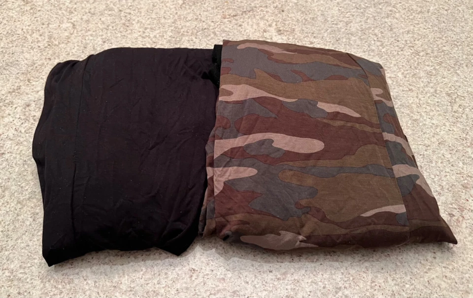 Lote de 2 monos Katie J NYC negros y camuflaje (talla M) Foto 2 de 4