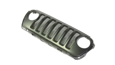 2018-2021 Jeep Wrangler JL Mopar Grille Satin Black 82215114 for 